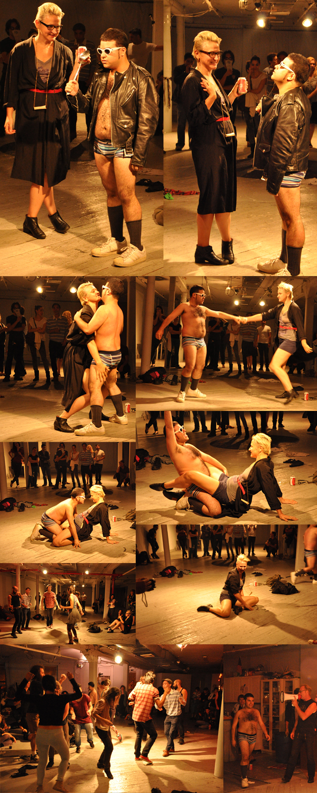 Time to switch things off.  Geraldo serenades an audience member with New Order's 